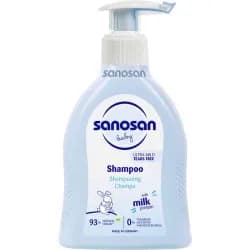 سانوسان بيبي شامبو بالكاموميل لتنظيف وتهدئة بشرة الطفل وشعره | 200 مل