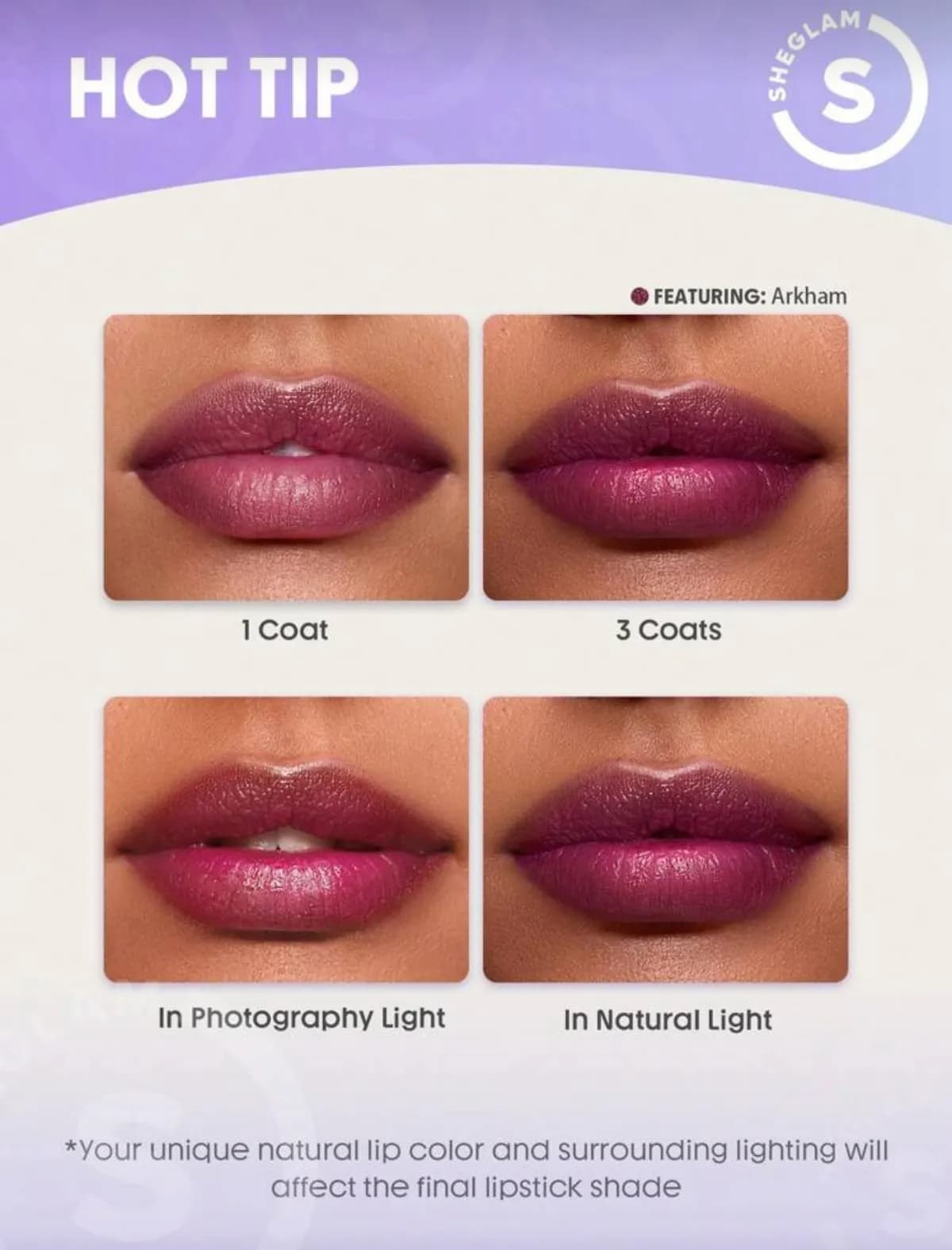 أحمر الشفاه المتغير اللون من SHEGLAM(FUN HOUSE) - Hover